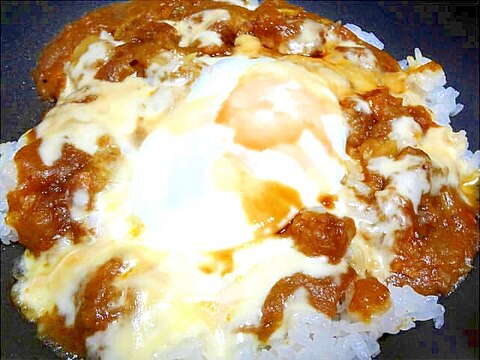 カレーリメイク★フライパンで焼きカレー